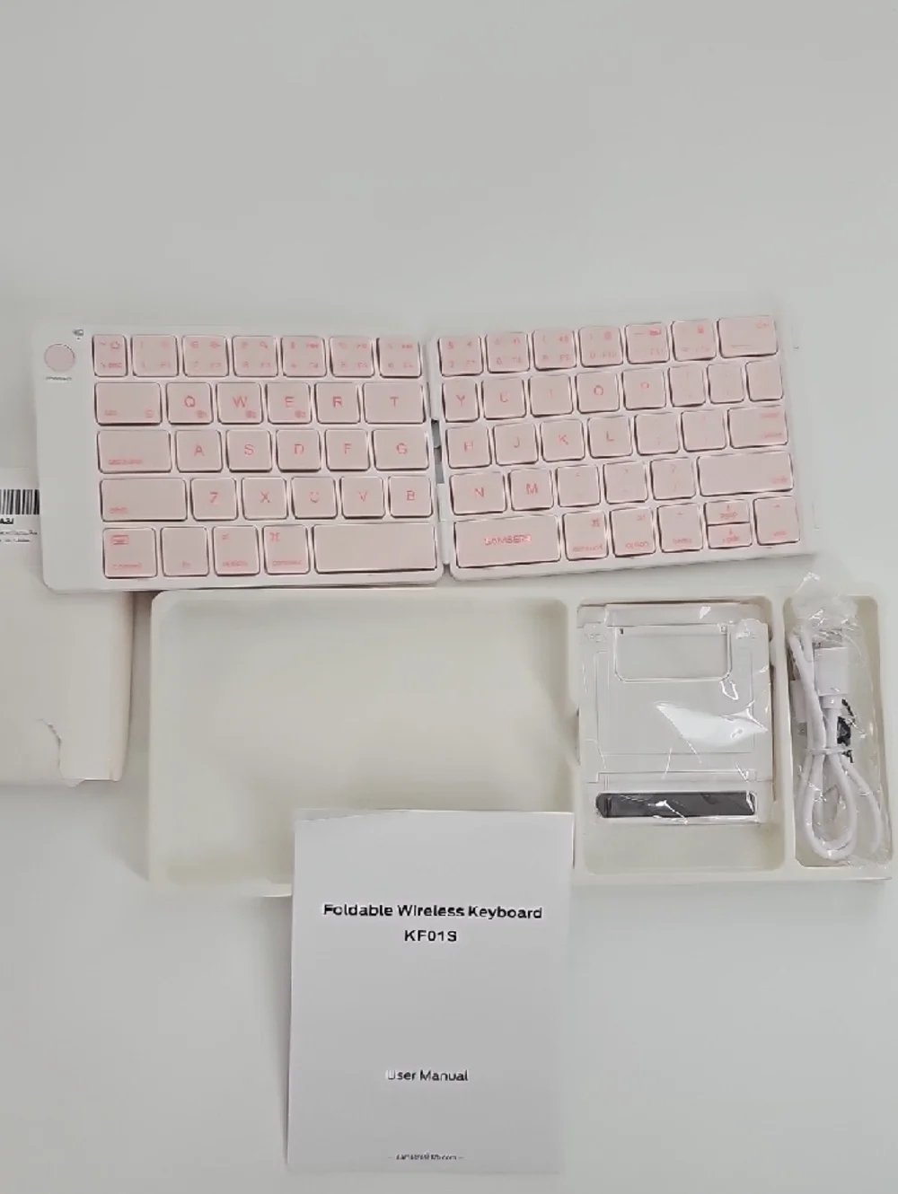 Pocket Foldable Wireless Keyboard - Black